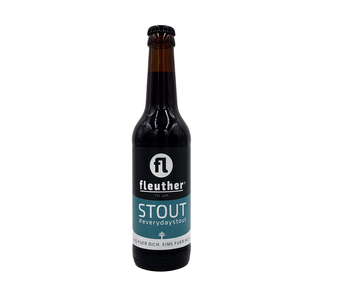 Stout für jeden Tag nur 4,9 % von Brauerei fleuther im Onlineshop zu kaufen