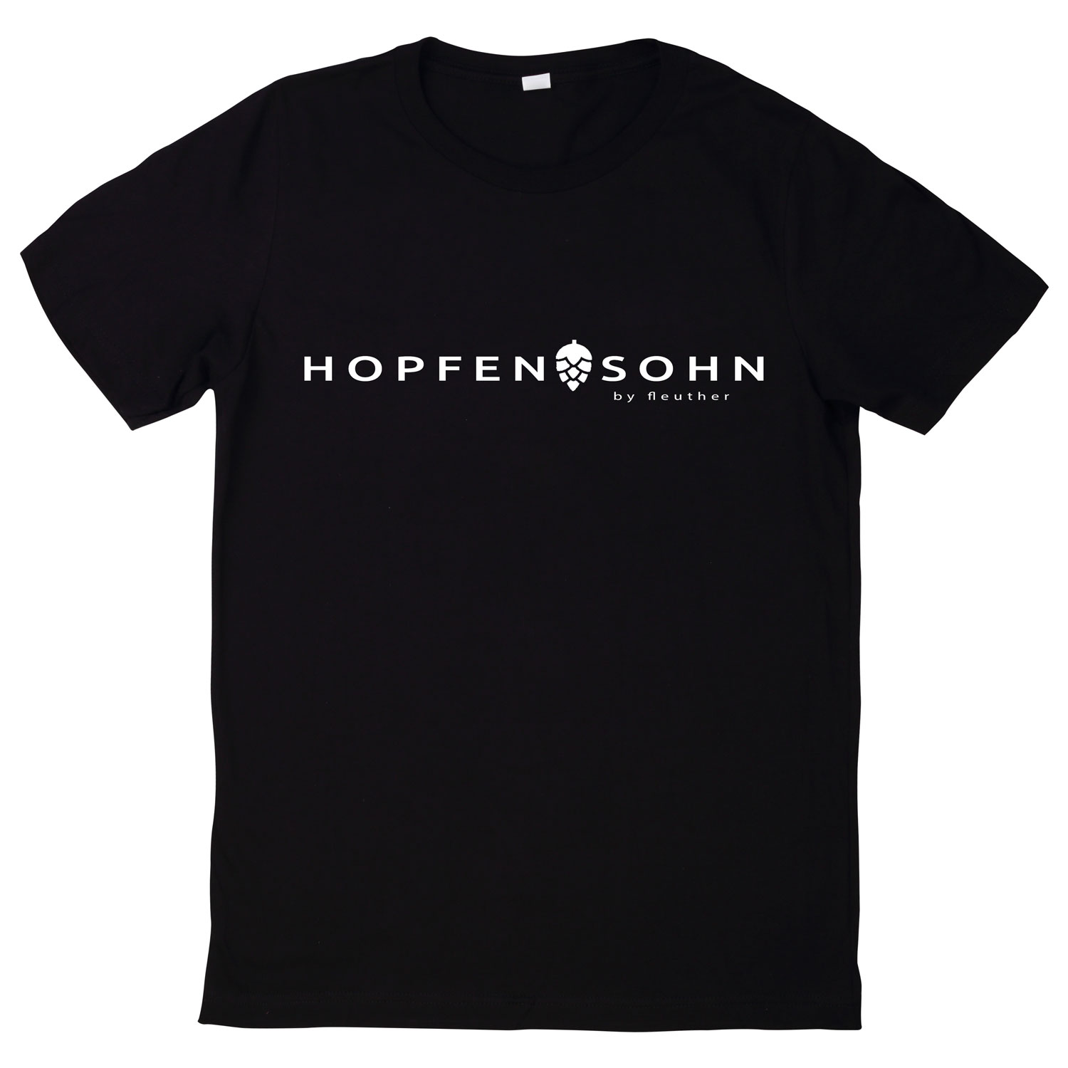 tshirt hopfensohn schwarz von fleuther brauerei